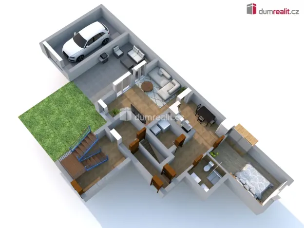 Pronájem bytu 2+kk, Neratovice - Lobkovice, Růžová, 55 m2