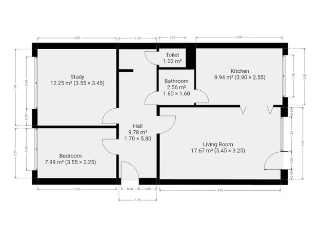 Pronájem bytu 3+kk, Praha - Střížkov, Habartická, 60 m2