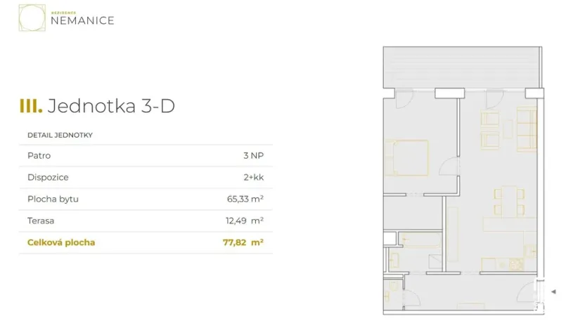 Prodej bytu 2+kk, České Budějovice, K. Šatala, 64 m2