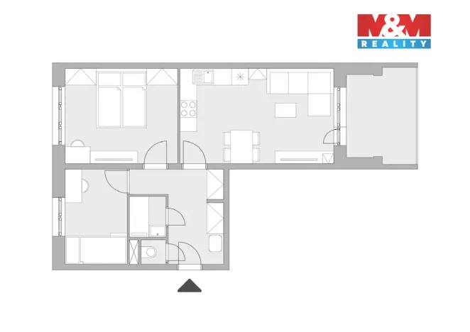 Prodej bytu 3+kk, Ostrava - Poruba, Opavská, 51 m2