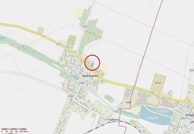 Prodej pole, Kmetiněves, 952 m2