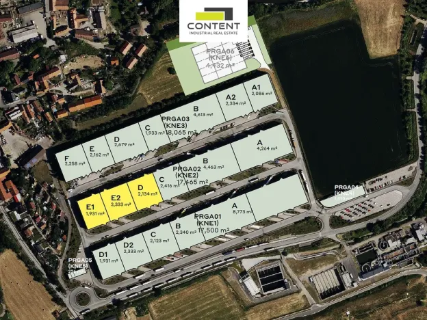 Pronájem výrobních prostor, Kněževes, Nad Kovárnou, 4432 m2