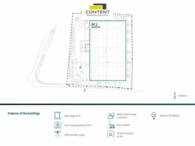 Pronájem skladu, Dobřejovice, 16173 m2