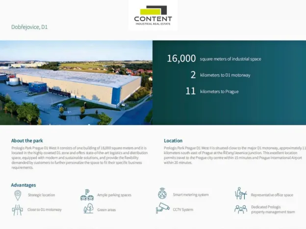 Pronájem skladu, Dobřejovice, 16173 m2