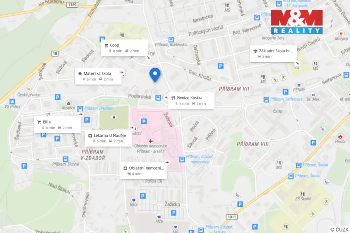 Pronájem bytu 1+kk, Příbram - Příbram VII, Jana Drdy, 29 m2