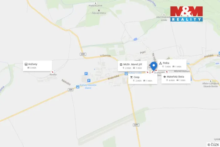 Prodej rodinného domu, Kožlany, Pražská, 100 m2