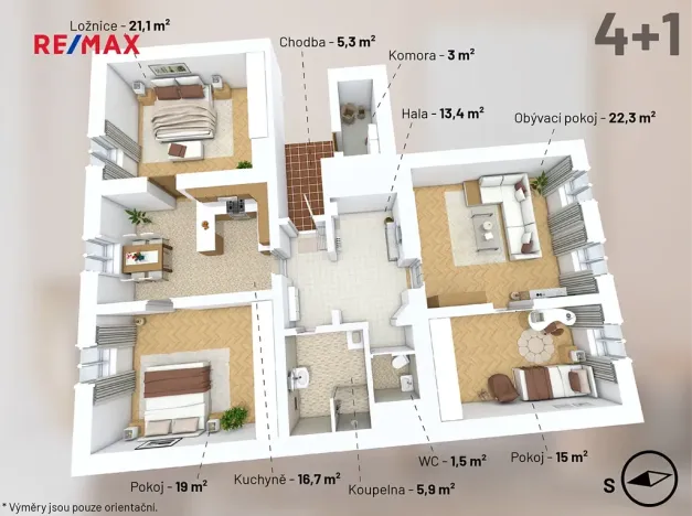 Prodej bytu 4+1, Praha - Malá Strana, Valdštejnská, 117 m2