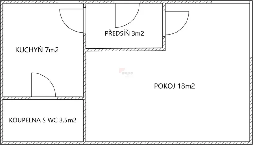 Pronájem bytu 1+1, Praha - Strašnice, Na Třebešíně, 30 m2