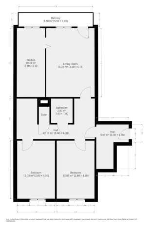 Pronájem bytu 3+1, Praha - Černý Most, Generála Janouška, 77 m2
