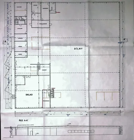 Pronájem výrobních prostor, Cheb, 2435 m2