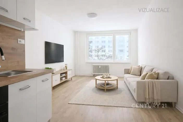 Pronájem bytu 2+kk, Most, Františka Malíka, 40 m2