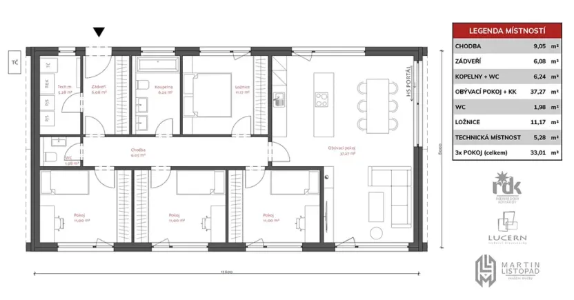 Prodej rodinného domu, Komárov, 110 m2