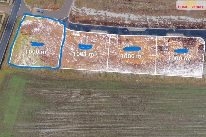 Prodej pozemku pro bydlení, Veleň, Sněžná, 1000 m2