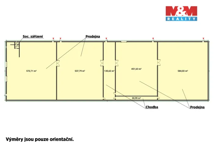 Pronájem výrobních prostor, Cheb, Karlova, 2200 m2