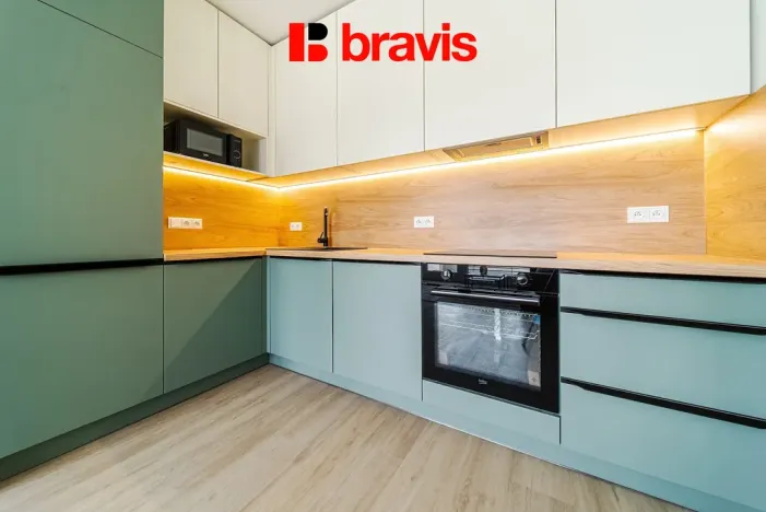 Pronájem bytu 2+kk, Brno - Černá Pole, třída Generála Píky, 52 m2