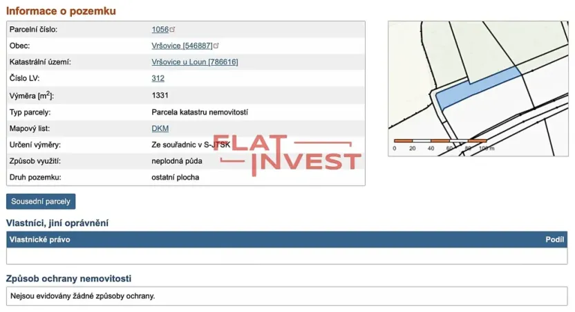 Prodej lesa, Vršovice, 162726 m2