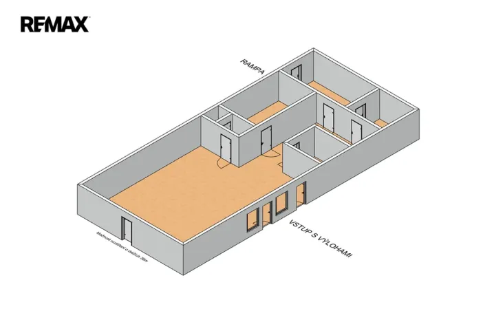 Pronájem obchodního prostoru, Havířov - Šumbark, Lidická, 126 m2