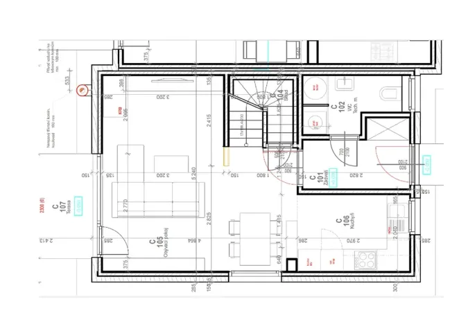 Pronájem bytu 3+kk, Úhonice, 89 m2