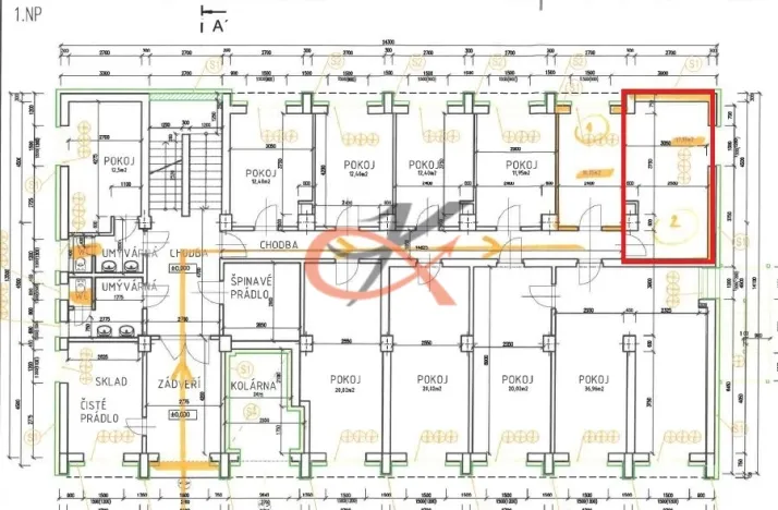Pronájem kanceláře, Rožnov pod Radhoštěm, Lesní, 10 m2