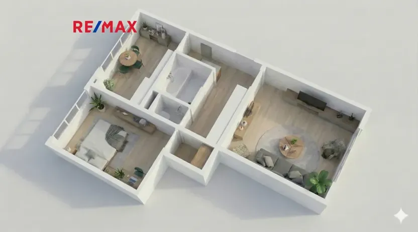 Prodej bytu 2+1, Česká Lípa, Myslbekova, 56 m2