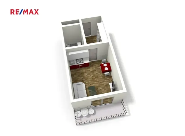 Pronájem bytu 1+kk, Plzeň, Sladová, 26 m2