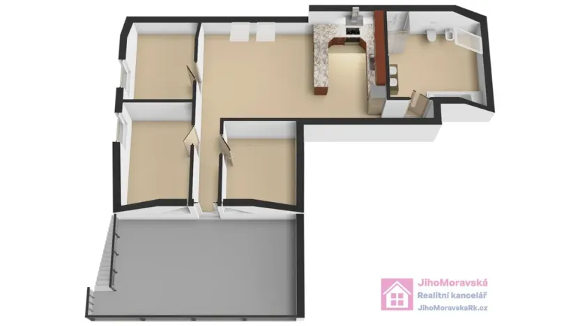 Pronájem bytu 4+kk, Dobré Pole, 116 m2