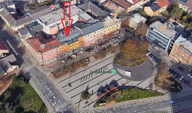 Pronájem bytu 3+kk, Ostrava - Mariánské Hory, Mariánské náměstí, 74 m2