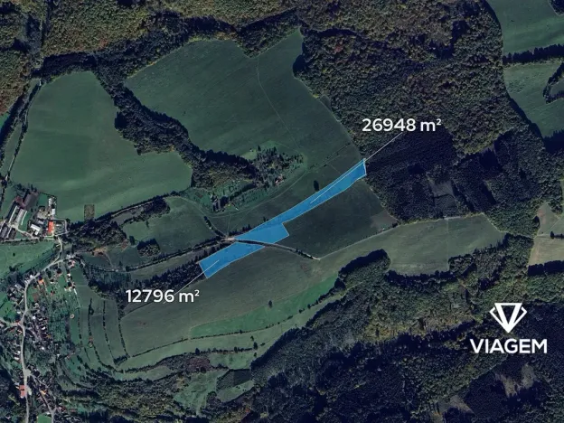 Prodej podílu pole, Zlámanec, 4968 m2