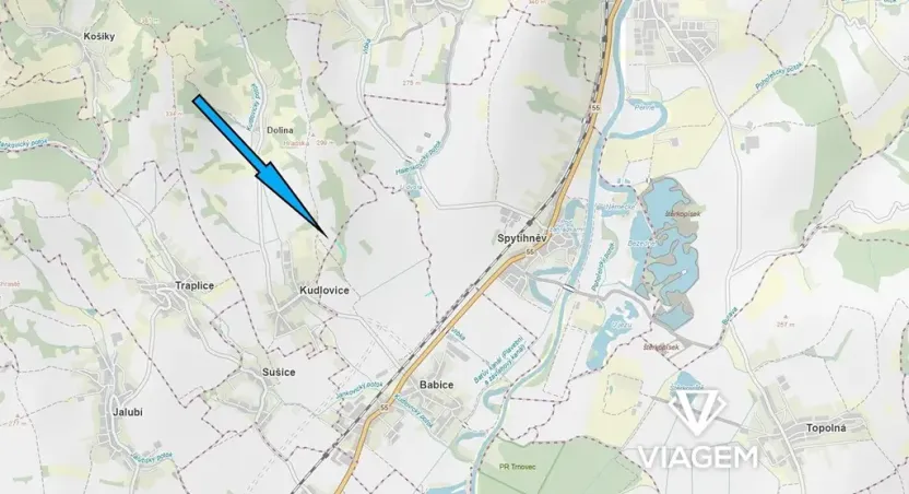 Prodej podílu pole, Tvarožná, 391 m2