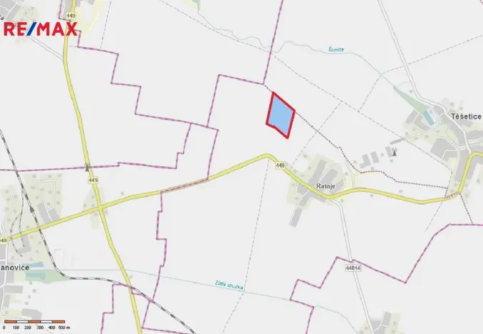 Prodej podílu 2/3 pole, Těšetice, 172887 m2