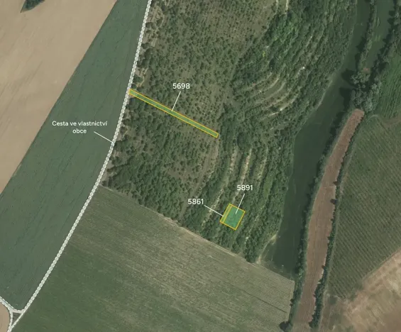 Prodej zahrady, Lovčice, 1342 m2