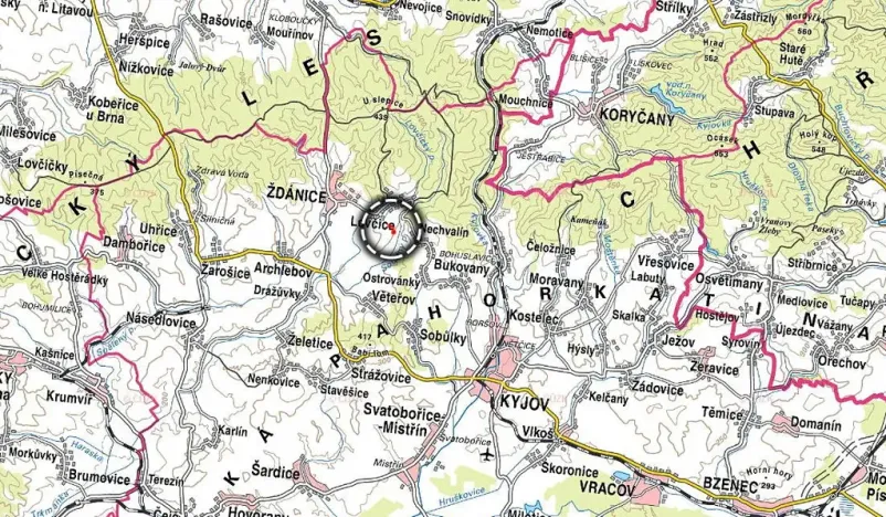 Prodej zahrady, Lovčice, 1342 m2