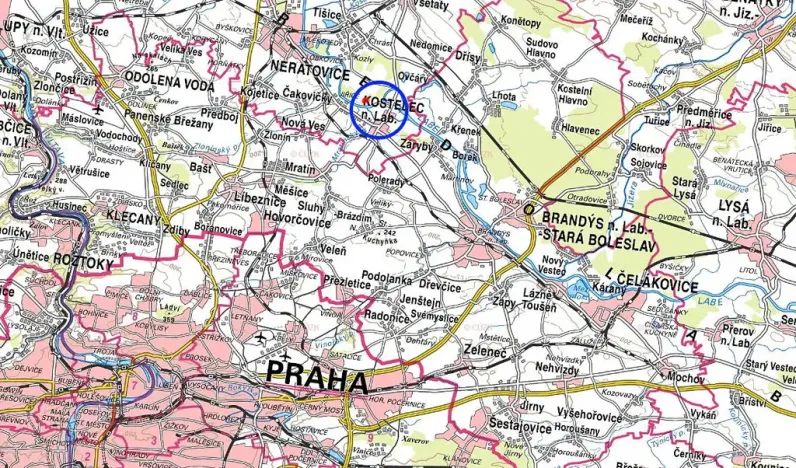 Prodej pole, Kostelec nad Labem, 5160 m2