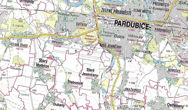 Prodej pole, Starý Mateřov, 17111 m2