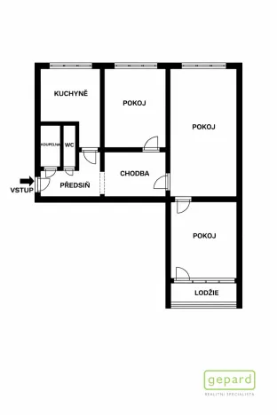 Prodej bytu 3+1, Sokolov, Atletická, 76 m2