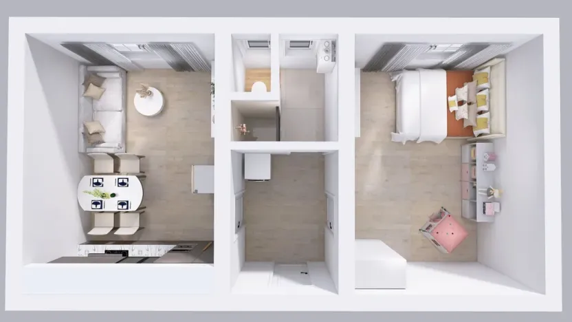 Prodej bytu 2+kk, Trutnov - Dolní Staré Město, Horská, 42 m2