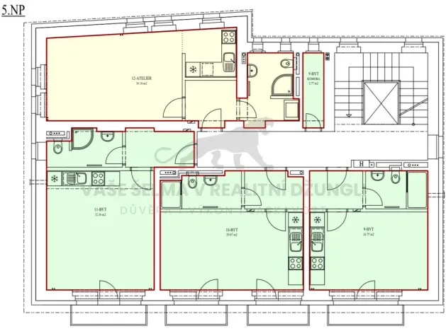 Pronájem bytu 1+kk, Jáchymov, třída Dukelských hrdinů, 30 m2