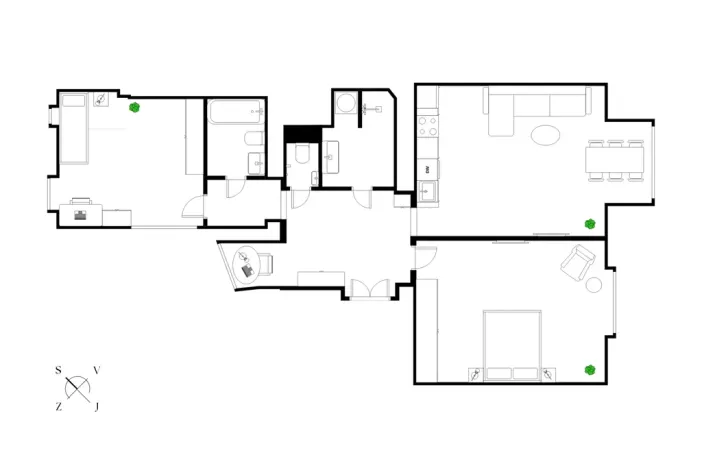 Prodej bytu 3+kk, Praha - Žižkov, Slavíkova, 87 m2