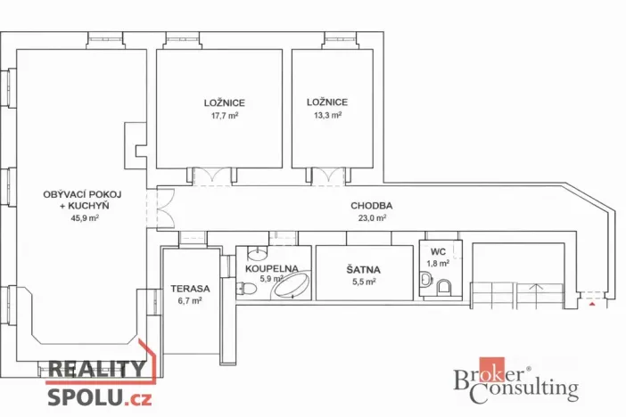 Prodej bytu 3+kk, Mariánské Lázně, Lesní, 120 m2