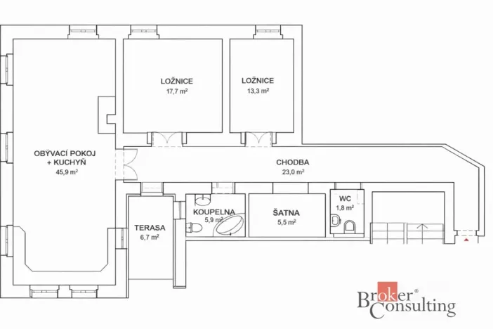 Prodej bytu 3+kk, Mariánské Lázně, Lesní, 120 m2