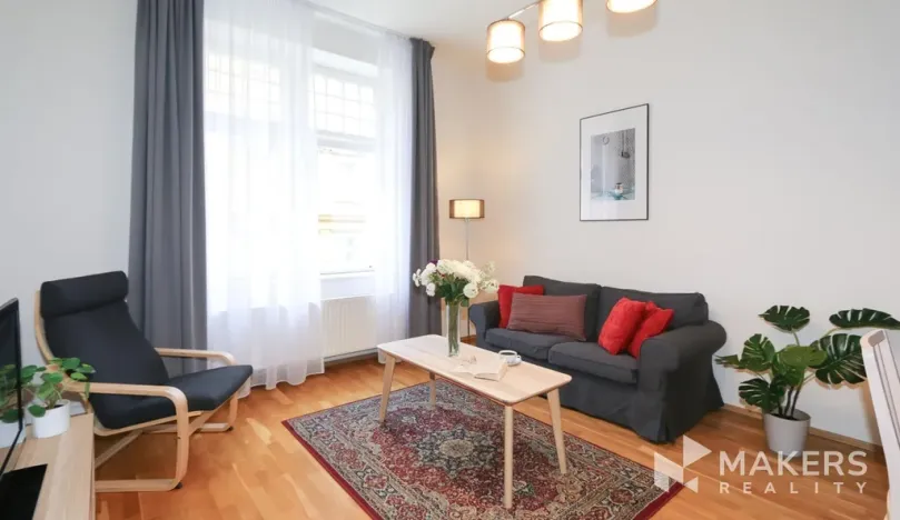 Pronájem bytu 2+kk, Praha - Vinohrady, Na Kozačce, 48 m2