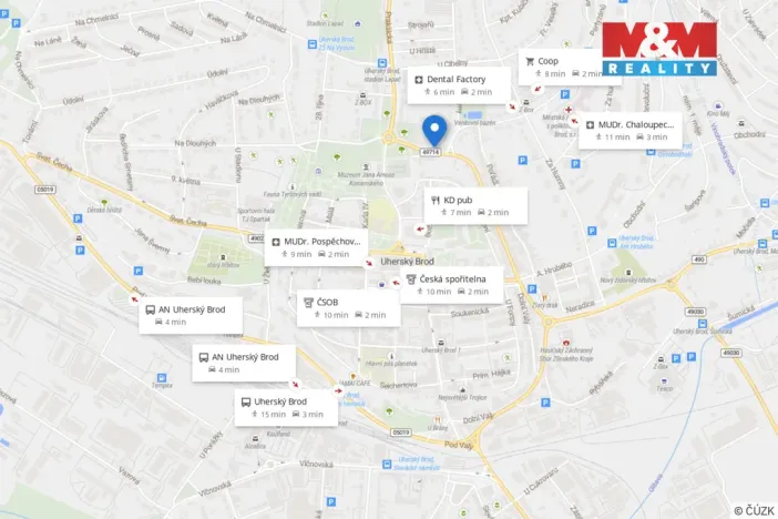 Prodej bytu 2+kk, Uherský Brod, Horní Valy, 46 m2