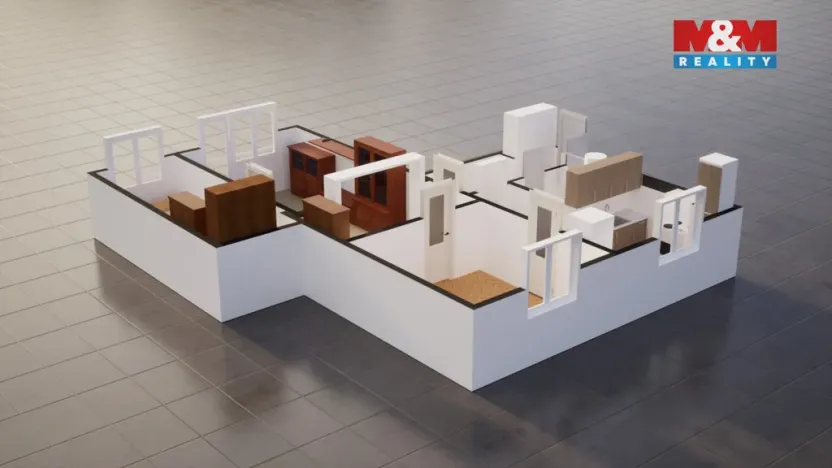 Prodej bytu 3+1, Šluknov, Rumburská, 63 m2