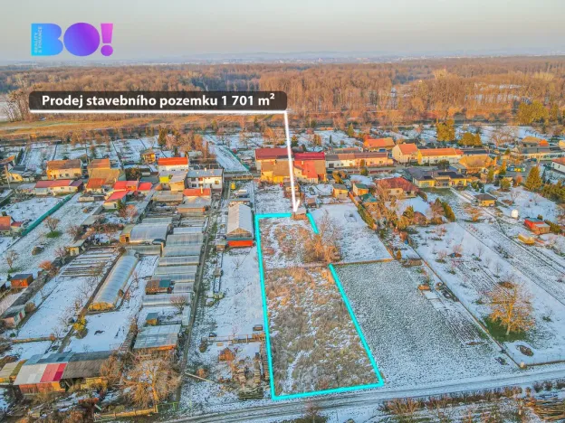 Prodej pozemku pro bydlení, Kroměříž - Trávník, 1701 m2