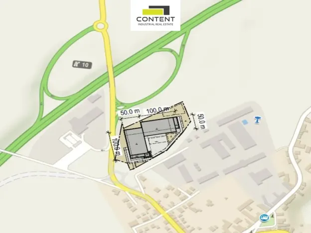 Pronájem skladu, Zápy, 10000 m2