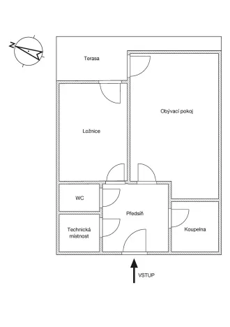 Prodej bytu 2+kk, Brno, U Červeného mlýna, 57 m2