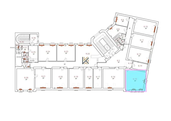 Pronájem kanceláře, Praha - Nové Město, Washingtonova, 34 m2