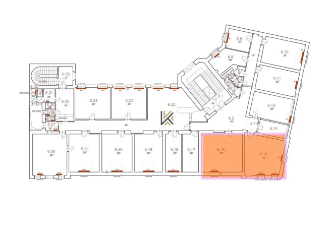 Pronájem kanceláře, Praha - Nové Město, Washingtonova, 69 m2