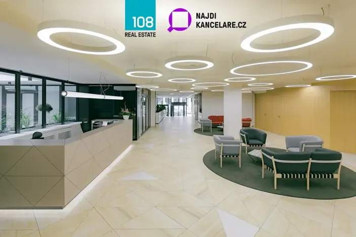 Pronájem kanceláře, Praha - Karlín, Sokolovská, 964 m2