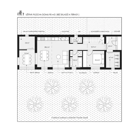 Prodej rodinného domu, Plzeň, 90 m2
